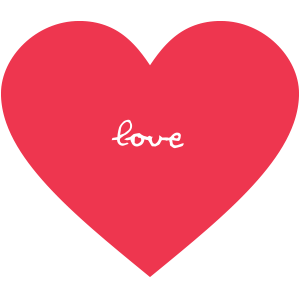 Herz-love-rot