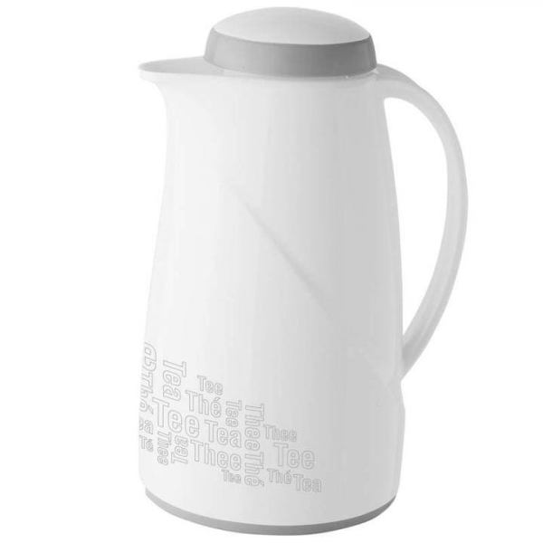 Helios Isolierkanne Wave Tee 1,0 L weiss