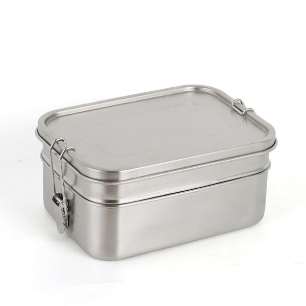 Origin Outdoors Lunchbox 'Deluxe Double' - Edelstahl 1,9