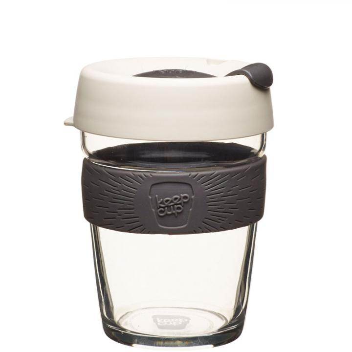 Glas Thermobecher eat drink go de