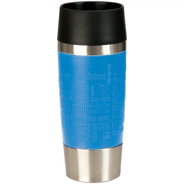 Emsa Travel Mug Manschette Sommer 360 ml Wasserblau