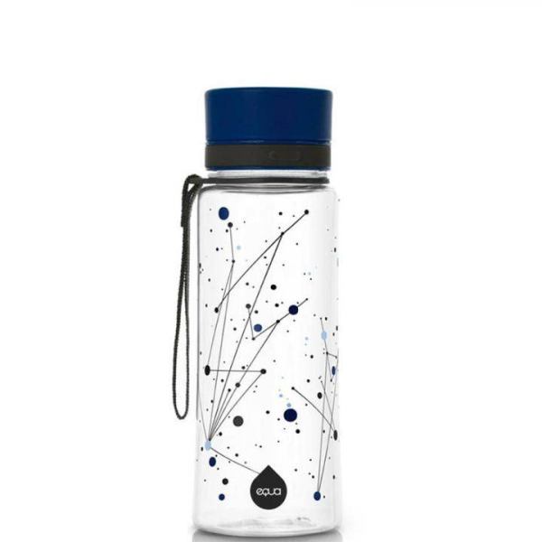 equa Trinkflasche für Kinder BPA-frei 0,4 L Blau