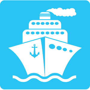 Schiff-hellblau