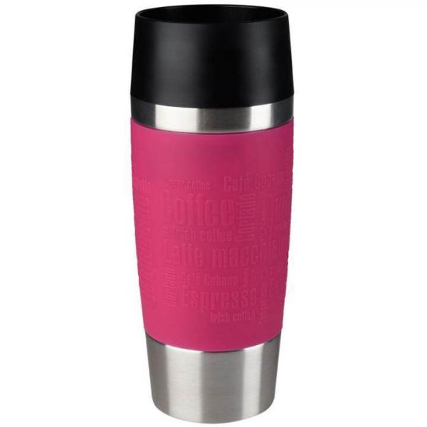 Emsa Travel Mug Manschette Sommer 360 ml Himbeer