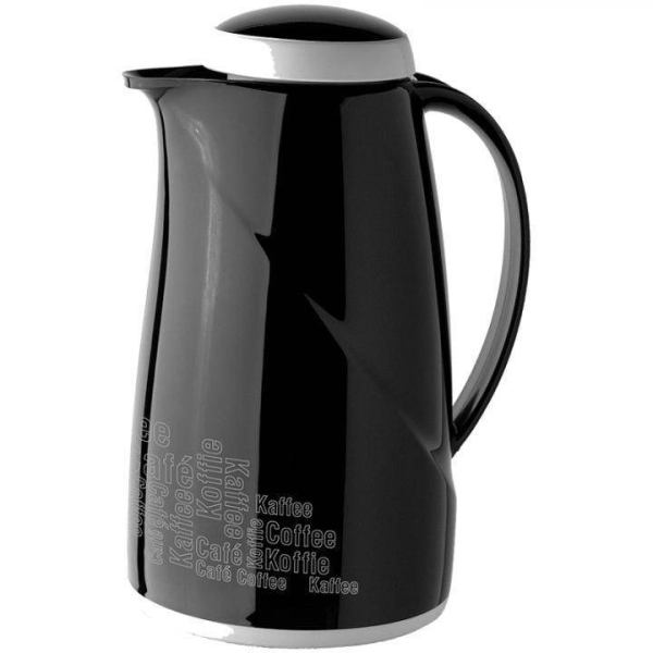 Helios Thermoskanne Wave Kaffee 1,0 L schwarz